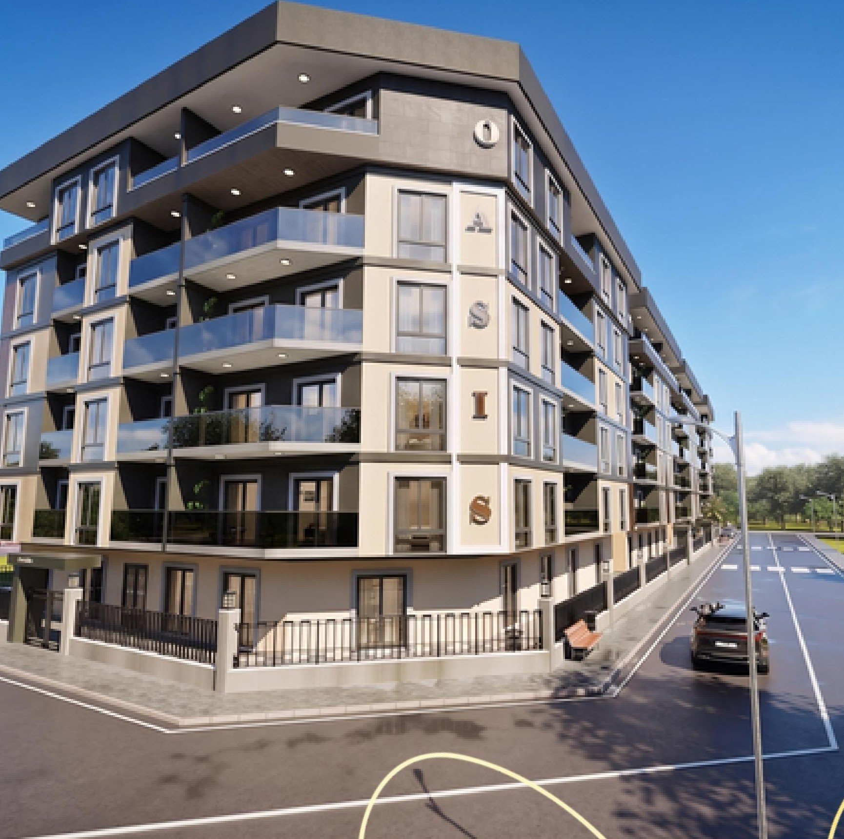 Oasis Block's - Gündüz Cephe Görünümü