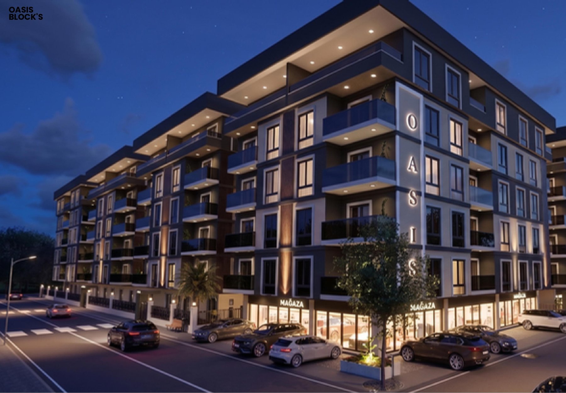 Oasis Block's - Zemin Kat Mağazalar