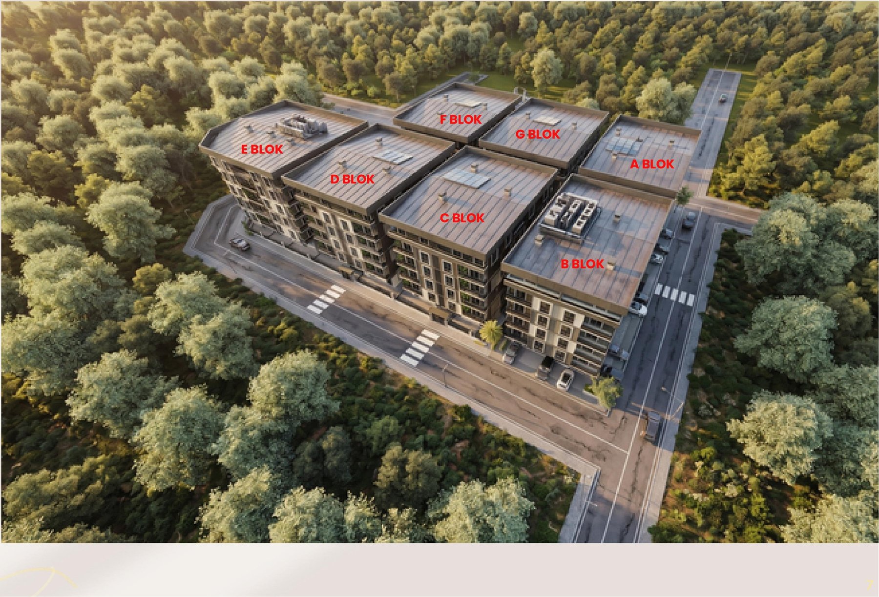 Oasis Block's - Vaziyet Planı